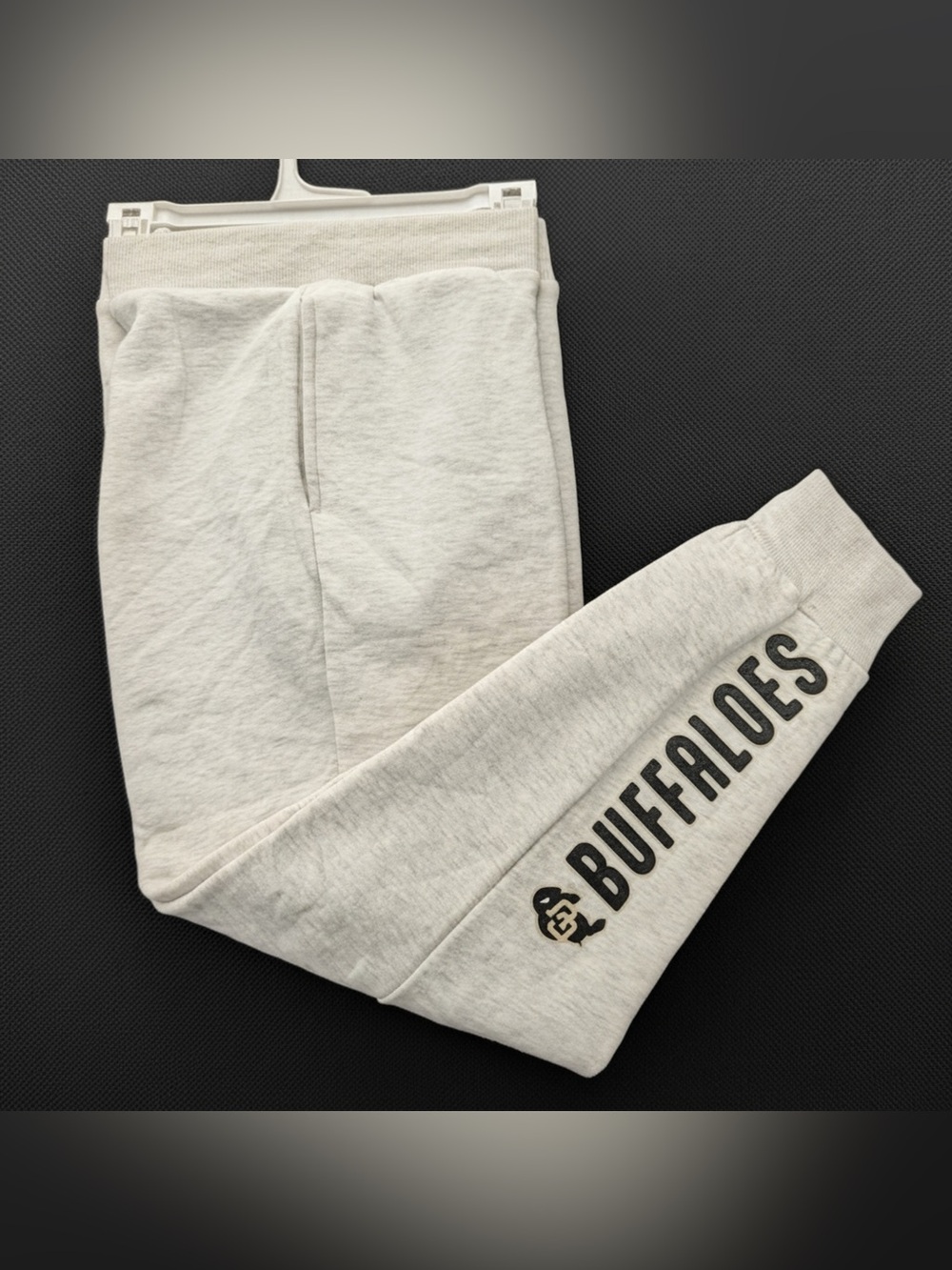 Rivalry Threads Light Gray Kids Sweatpants with BUFFALOES Leg Logo